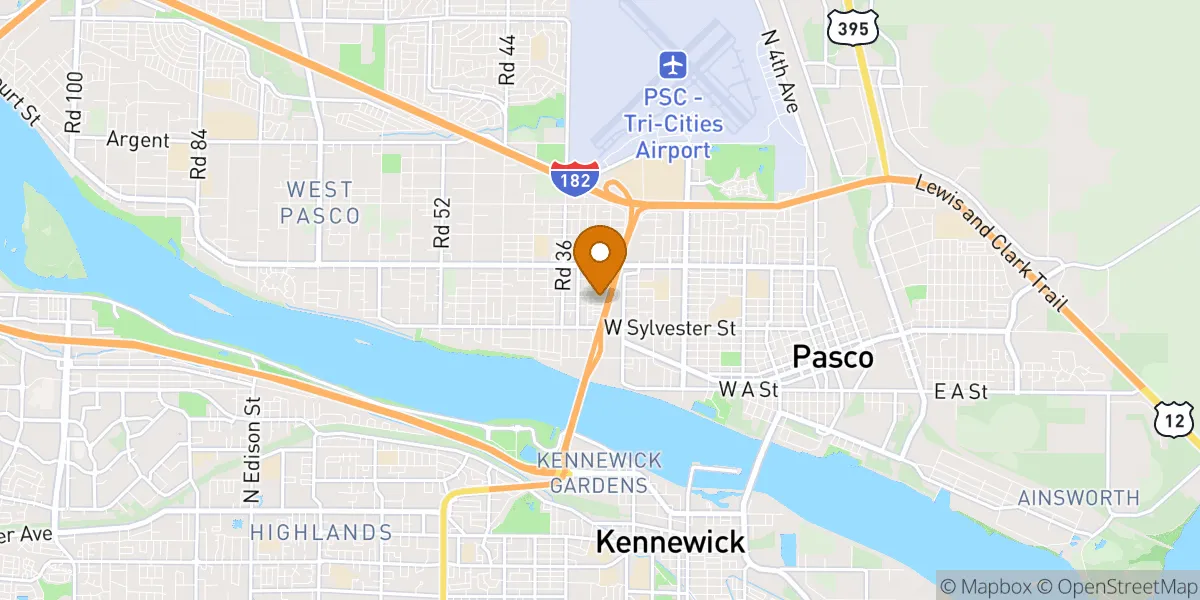 Pasco neighborhood map in Pasco, WA